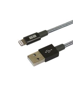 2B USB to Lightning Charging Cable, 1M, Black - MX-32