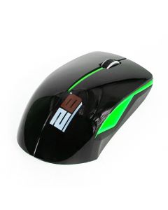 2B Wireless Mouse, 2.4G, Green with Black cover - MO-33-N