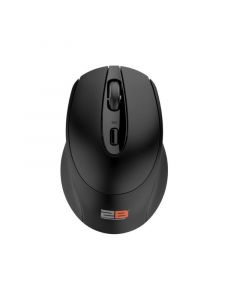 2B Wireless Mouse, Rechargeable, Bluetooth, 2400 DPI, Black - MO186