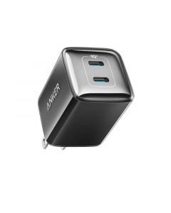 Anker 521 Nano Pro 2Ports USB-C Charger, 40W, Black - A2038K11
