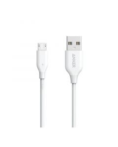 Anker PowerLine Micro USB to USB-A Cable, 3ft, White - A8132H21