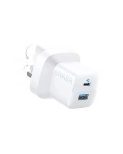 Anker PowerPort 323 Charger 2Port, USB-C & USB A, 33W, White - A2331K21