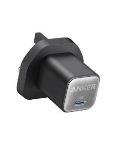 Anker Charger Wall 511 Nano3 USB-C, 30W, Black - A2147K11 | blackbox