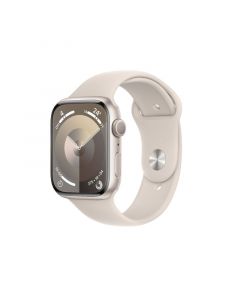 Apple Watch Series 9 GPS 41mm Starlight Aluminium Case with Starlight Sport Band - MR8T3QA/A