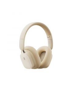 Baseus Bowie H1i Wireless Headphones, Noise-Cancellation, White - A00050402223-00