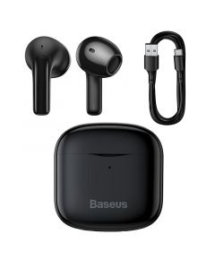 Baseus TWS E3 True Wireless Earphones Bluetooth 5.0 Headphones, Black - NGTW080001