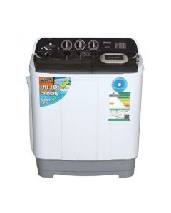 Basic Twin Tub Washing Machine 6 Kg, White - BW-TP600KS