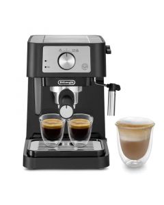 DeLonghi Espresso Machine 1100 W, 1 L, Manual Cappuccino System, Black