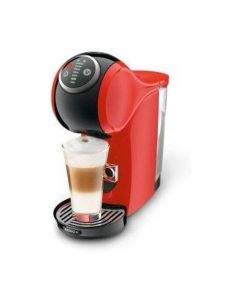 دولتشي قوستو ماكينة القهوة جينيو اس بلس أوتوماتيك, 0.8 لتر, 16 نوع من القهوه, احمر - GENIO S PLUS RED