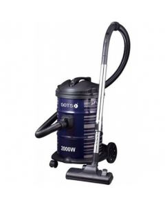 Dots Drum Vacuum Cleaner 2000W, 21L , Blue - VD-316B
