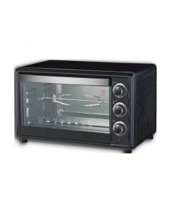 Dots Electric Oven 2000W, 45L, Cable 1.4m, Timer, Black - TOB-45R