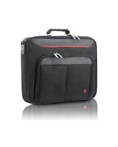 E-Train Laptop Carry Bag, 15.6, Waterproof, Black with Red line - BG-06-0