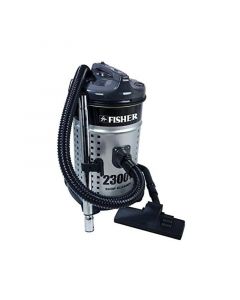 Fisher Drum Vacuum Cleaner 2300W, 20L, Dust Indicator, Silver- BSC-2300
