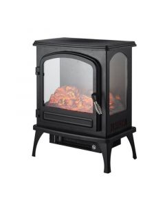 GVC Pro Decorative Electric Heater 1950W, Cabinet Style, Black - GVCHT-235