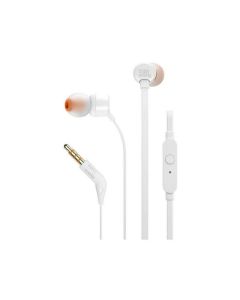 JBL Wired in-ear headphones, White - T110
