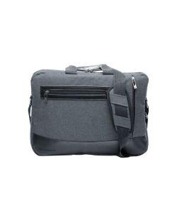 Lavvento Laptop shoulder Bag, 15.6", 2 Front Pockets | blackbox