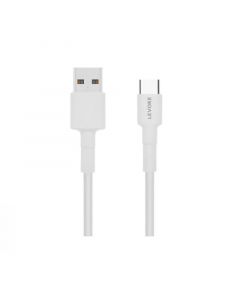 Levore Plastic PVC USB-A to USB-C Cable 1.8 M, White - LCS312-WH