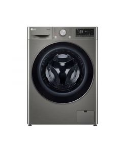 LG Front load Washing Machine 9kg, 1400 RPM, 75% Dryer, Steel - WFB0914XM