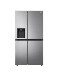 LG Refrigerator Side By Side 4 doors, 21.7Ft, Steel | blackbox