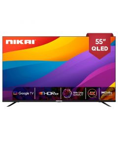 NIKAI LED TV, 55" SMART, 4K, Google Tv - NPROG55QLED