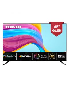 NIKAI LED TV 65", SMART, 4K, Google Tv - NPROG65QLED