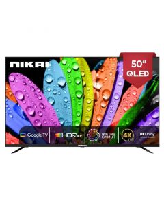 NIKAI LED TV 50" SMART, 4K, Google Tv - NPROG50QLED