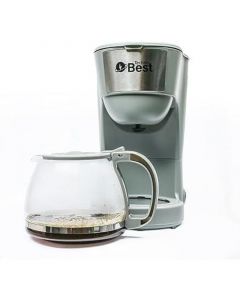 Techno Best Coffee Maker,1.25L ,750W , Gray - BCM-002 