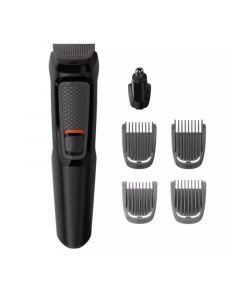Philips Shaver, 6 in 1, 60 Minute Run Time, Rinseable Attachments - MG3710/33