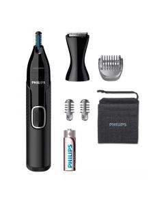 Philips Shaver, Precision Nose, Ear and Eyebrow Trimmer, Protection System, 3 Combs, Bag - NT5650/16