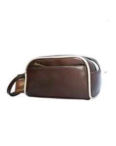 MLR Hand Bag 25x19x6cm, Genuine Lamb Leather, Brown