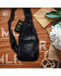 MLR Laptop Chest Bag 30x6x3cm, Genuine Lamb Leather | blackbox