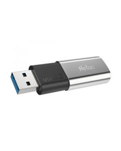 Netac USB Flash Drive US2 USB3.2, 128GB, Silver - NT03US2N–128G–32SL