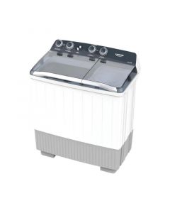 Nikai Twin Tub Washing Machine 12 Kg, Plastic Body, White - NWM1300SPN24