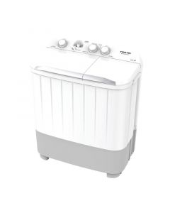 Nikai Twin Tub Washing Machine 6 Kg, Shock Resistant Design, White - NWM0800SPN24
