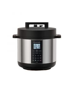 NutriCook Electric Pressure Cooker 8L, Smart Cooking Pot 2 Prime, 1200W, Steel - NC-SP208P