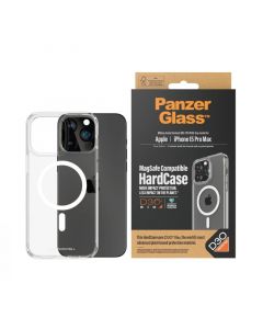 PanzerGlass MagSafe HardCase With D30 for iPhone 15 Pro Max, Clear - 5711724011832