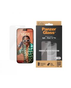 PanzerGlass Screen Protector Apple iPhone 15 Pro Max, Clear - 5711724028083