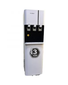 Platinum Standing Water Dispenser Top Load, 3 Spigots, Normal, Cold, Hot, Storage Place - White - WD-6310 W