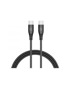 Ravpower Nylon Braid Global Version USB-C to USB-C Cable, 1.2M, Black - RP-CB1029