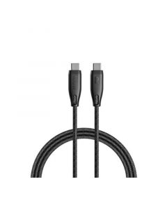 RAVPower Nylon Cable USB-C to USB-C, 100W, 1.5m, Black - RP-CB1035