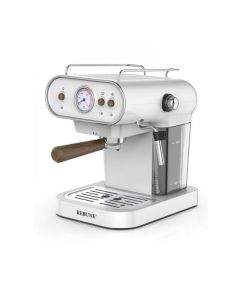 Rebune Coffee Maker, Espresso Maker, 1050 Watt, 1.2 Liter Capacity, White - RE6-037