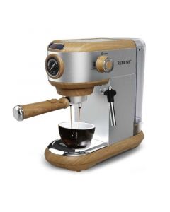 Rebune Coffee Maker, Espresso Maker 1450 W, 1 Liter Water Tank Capacity, 15 Bar Pump, Gray - RE-6-035