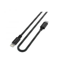 Rukini Nylon Braided USB-C To Lightning Cable 30cm, MFI | blackbox