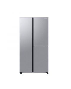 Samsung Side By Side Refrigerator 3 Doors 21Ft, 602L, Poland, Silver - RH69B8031SLZA