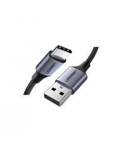 Ugreen Cable Aluminum Braid USB-A to USB-C, 3m, Gray - 60408