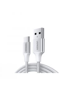 Ugreen Cable Aluminum Braid USB-A to USB-C, 3m, Silver - 60409