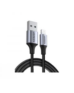 Ugreen Aluminum Braid Cable USB-A to Lightning, 2m, Black - 60158