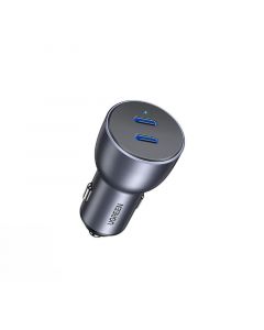 Ugreen Car Charger Dual Ports USB-C, 40W PD, Space Grey - 70594