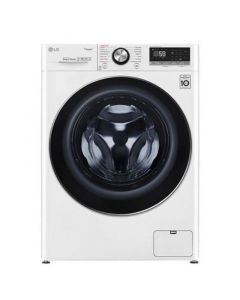 LG Washing Machine Front Load, 10.5 kg, Wi-Fi, White - WFV1114WHT