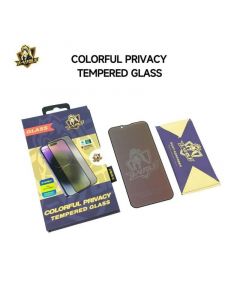 X Wolf Colorful Front Protection for IPhone 15 Pro Max, Privacy Tempered Glass - 4010007